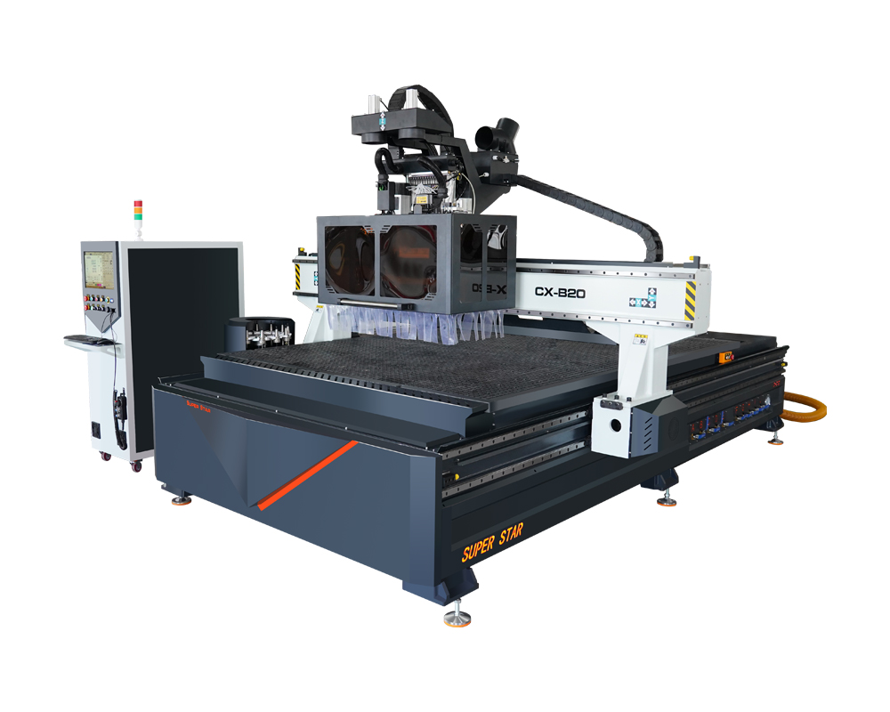 圓盤換刀加多功能排鉆開料機(jī)